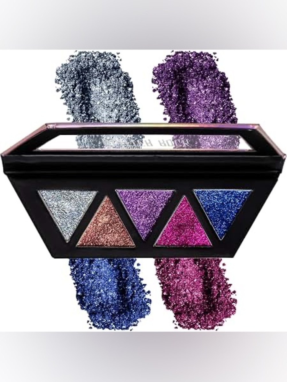 Profusion Cosmetics Glitter Metallic Eyeshadow Palette Set of 5 Shades